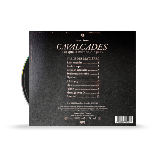 Cavalcades “ce que la nuit ne dit pas” - CD