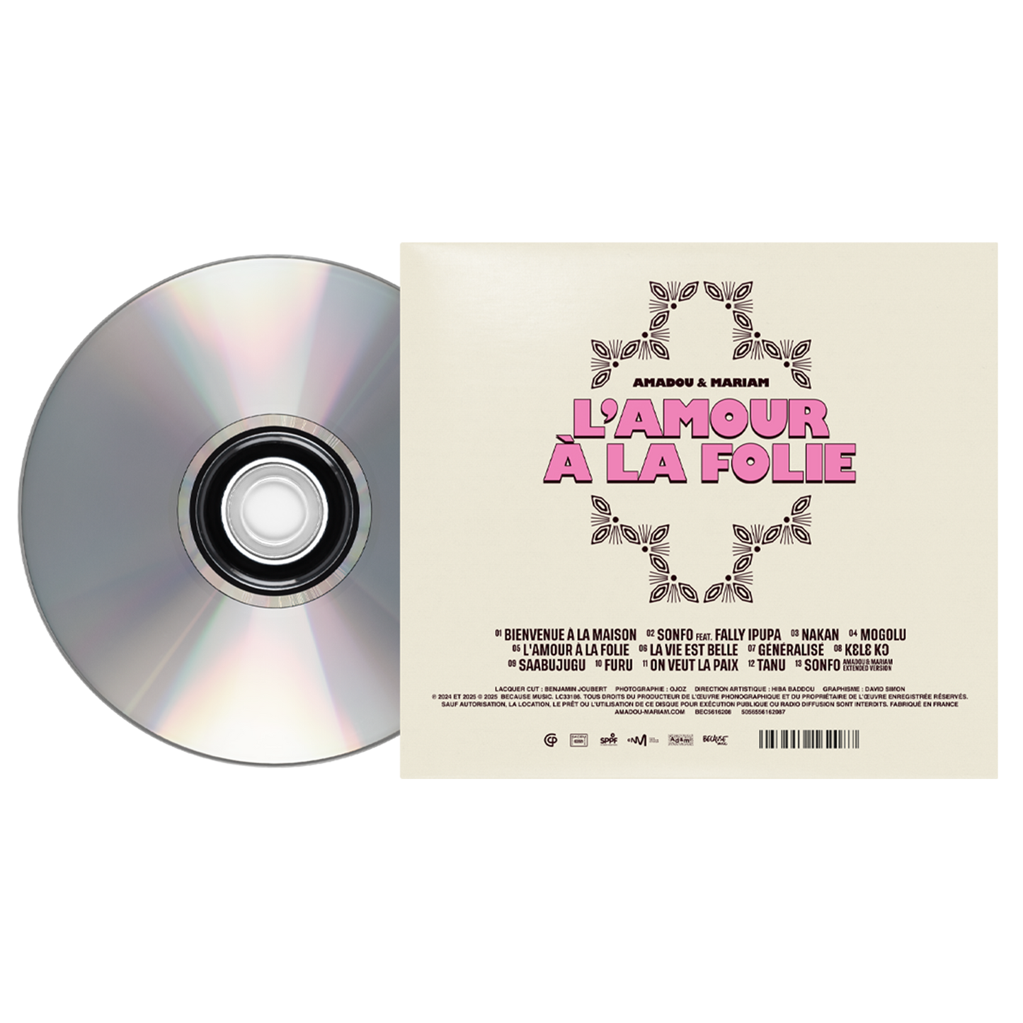 L'amour à la folie - CD