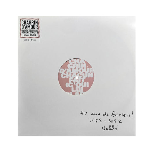 Chacun fait (c'qui lui plait) (DOMENICO TORTI'S DISCO RMX) - Signed Vinyl - Limited
