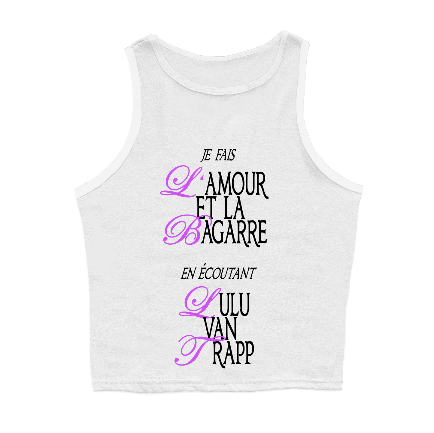 L'Amour et la Bagarre Tank Top