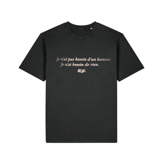 T-shirt Bandit Bandit Je n'ai pas besoin d'un homme