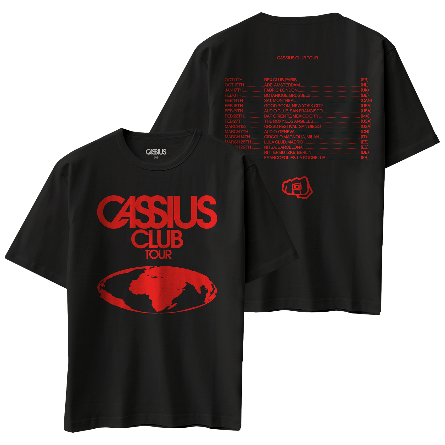 Short sleeves Cassius Club Tour
