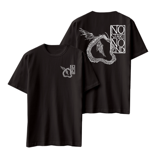 T-Shirt No Start No End Black